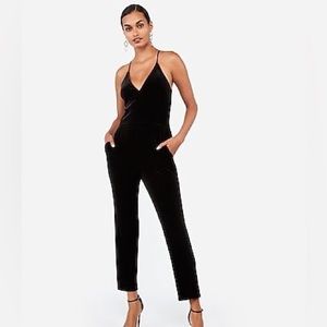 Express velvet jumpsuit